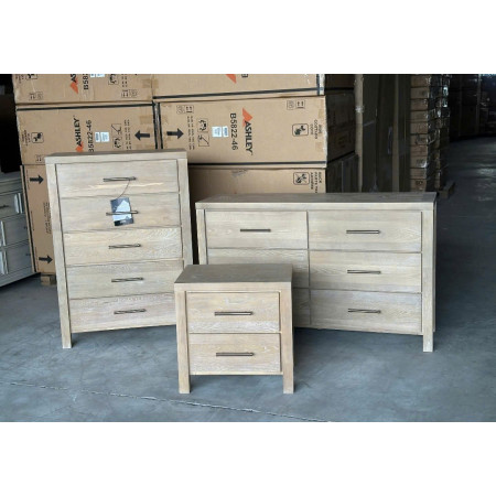 B5822 - 31 : Tủ Ngang 06 Ngăn Kéo - Màu Kem Sứ Nung